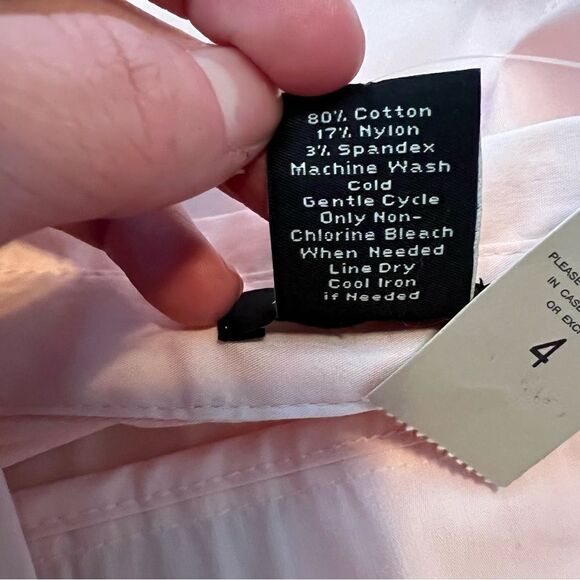 NWT! Ann Taylor light pink button down shirt - Picture 4 of 10